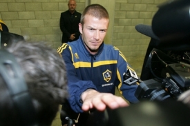 Anglick&yacute; fotbalista David Beckham.