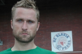 Jaroslav Bednář, hokejista pražské Slavie.