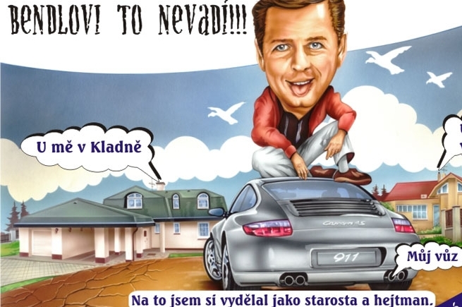 Leták o hejtmanu Bendlovi.