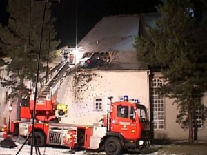 Celkový pohled na zázračné přistání německého řidiče.
