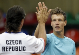 Jednička českého týmu Tomáš Berdych.