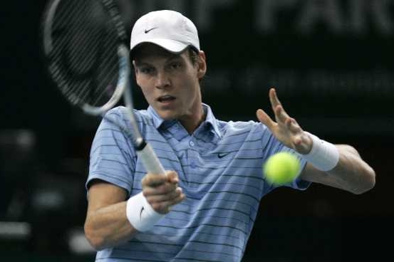 Tomáš Berdych na turnaji v Paříži dohrál.