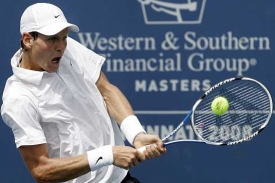 Tenista Tomáš Berdych.V 1. kole olympijského turnaje ho čeká Karlovič.