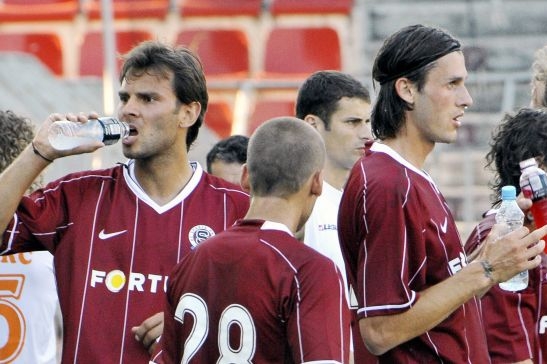 Nové posily Sparty Patrik Berger (vlevo) a Marián Had (vpravo).