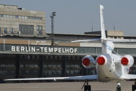 Berlínské letiště Tempelhof.
