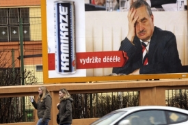 Billboard se Schwarzenbergem.