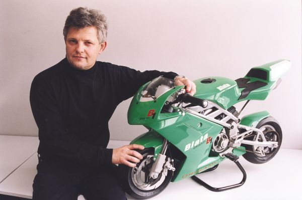 Pavel Blata, výrobce minibiků a ředitel a majitel firmy Blata. 