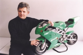 Pavel Blata, výrobce minibiků a ředitel a majitel firmy Blata.