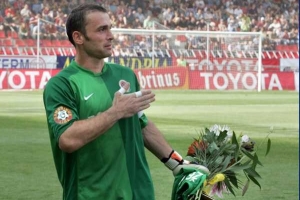 G&oacute;lman fotbalistů Sparty Jarom&iacute;r Blažek.