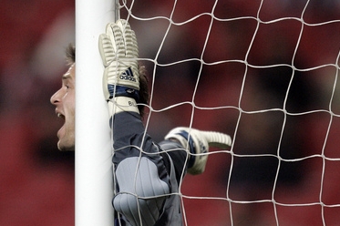 Gólman fotbalistů Norimberku Jaromír Blažek. Gólman fotbalistů Norimberku Jaromír Blažek.