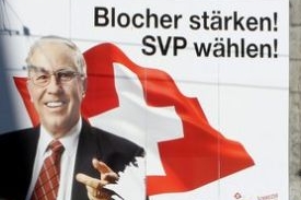 Volebn&iacute; billboard Christopha Blochera