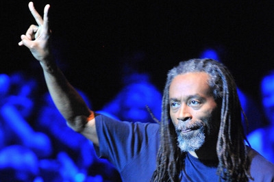 Bobby McFerrin na prvním z pražských koncertů.