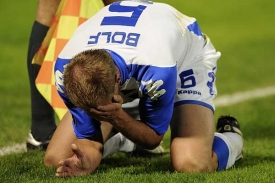Obránce fotbalistů Ostravy René Bolf.