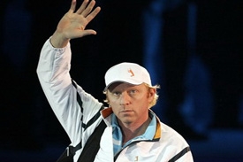 Německý tenista Boris Becker. Německý tenista Boris Becker.