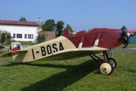 Přesná replika Avie BH-5, kterou pohání motor Walter z roku 1923.