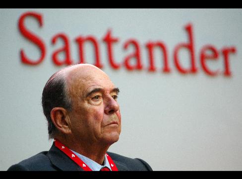 Šéf Santanderu Emilio Botín. Šéf Santanderu Emilio Botín.