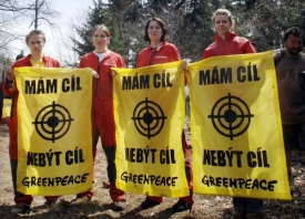 Protest Greenpeace na kótě 718, kde má stát americký radar.