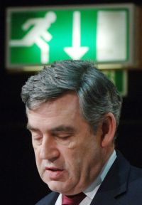 Britský premiér Gordon Brown.