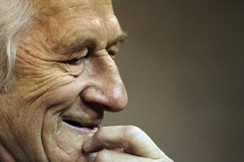 Kouč fotbalové reprezentace Karel Brückner.