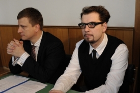David Brudň&aacute;k (vpravo)