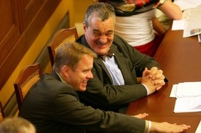 Martin Bursík (vlevo) a Karel Schwarzenberg