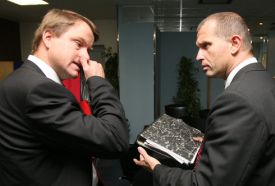 Martin Bursík a Jaromír Soukup
