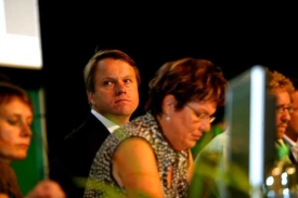 Sjezd zelených se zatím pro Martina Bursíka vyvíjí dobře.