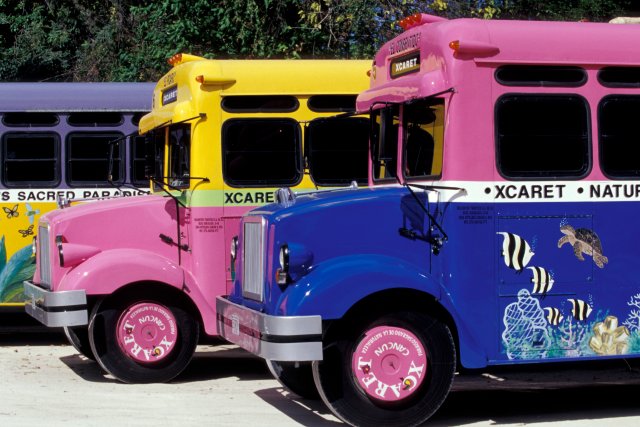 Ilustrační foto - autobus v Mexiku Ilustrační foto - autobus v Mexiku