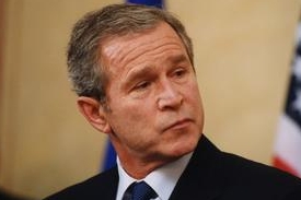 Současný prezident USA George Bush 