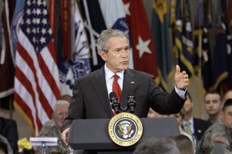 Ilustrační foto - americký prezident George Bush