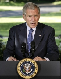Americký prezident George Bush.