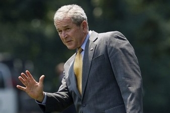 Americký prezident George Bush. 