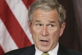 Americký prezident George Bush.