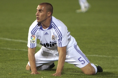 Stoper Realu Fabio Cannavaro. Stoper Realu Fabio Cannavaro.