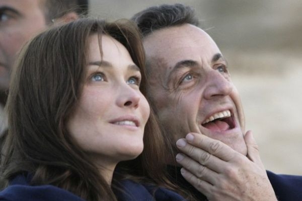 Carla Bruniová s manželem, francouzským prezidentem Nicolasem Sarkozym