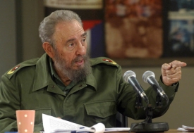 Kubánský vůdce Fidel Castro