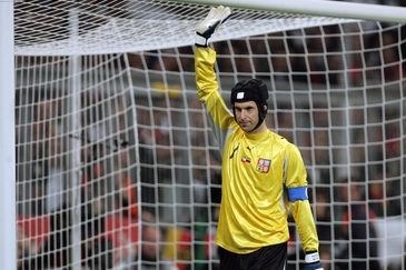 Český fotbalový reprezentant Petr Čech