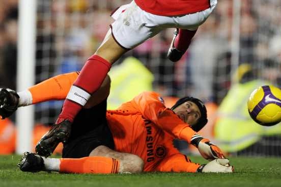 Petr Čech, gólman fotbalistů Chelsea.