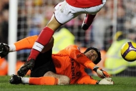 Petr Čech, gólman fotbalistů Chelsea.