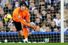 Petr Čech, g&oacute;lman fotbalistů Chelsea.