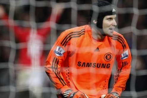 Brankář fotbalové Chelsea Petr Čech. Brankář fotbalové Chelsea Petr Čech.