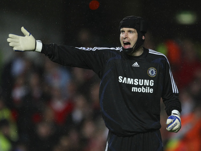 Brankář londýnské Chelsea Petr Čech. Brankář londýnské Chelsea Petr Čech.