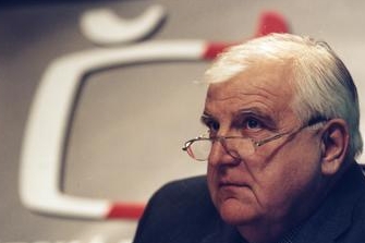 Šéf sportovní redakce v České televizi Otakar Černý.