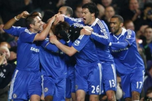 Radost fotbalistů Chelsea