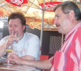 Sebevědomý tým Čermák a Janeček: věří ve volební úspěch.