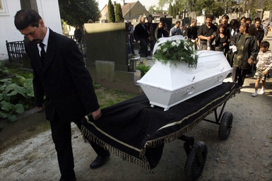 Pohřeb zavražděného Romana Červeňáka 