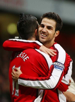 Kapitán fotbalistů Arsenalu Cesc Fábregas.