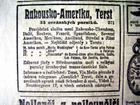 Parníkem do Ameriky.