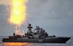 Rusk&yacute; protiponorkov&yacute; torpedoborec Admir&aacute;l Chabaněnko.
