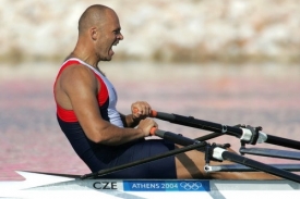 V&aacute;clav Chalupa na olympijsk&yacute;ch hr&aacute;ch v Ath&eacute;n&aacute;ch, 2004.